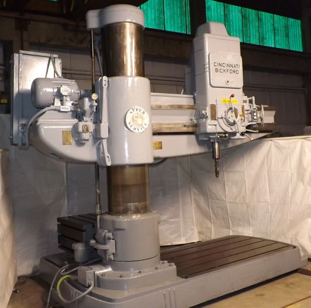 19" x 86" (7' - 2") CINCINNATI BICKFORD ... RADIAL DRILL